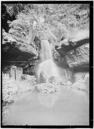 Lichtenhainer Wasserfall. Sächsische Schweiz