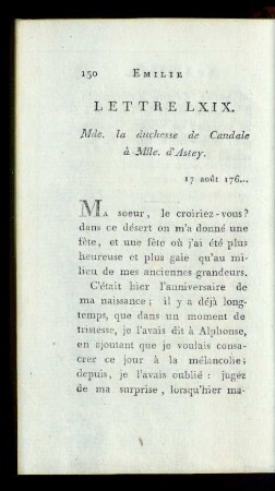 Lettre LXIX.