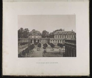 III. Perspectivische Ansicht der Westseite.