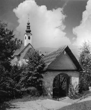 Maria Wörth. Winterkirche (Rosenkranzkirche). Torhaus (1501/1515)