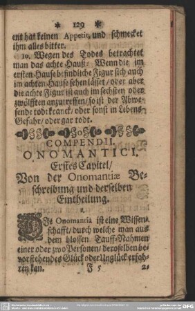Compendii Onomantici