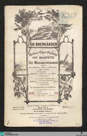 Heft 12: Vier heitere Quartette, op. 138