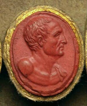 Brustbildnis eines Mannes (Daktyliothek, Das Alterthum nach Lippert und Visconti)