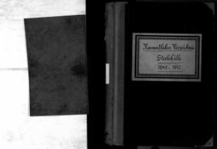 Namensregister Standesamt Mitte, ab 1974 Standesamt I