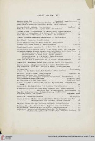 Index to vol. XVII