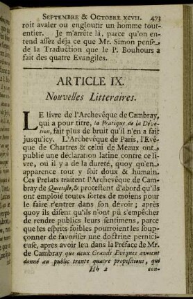Article IX.