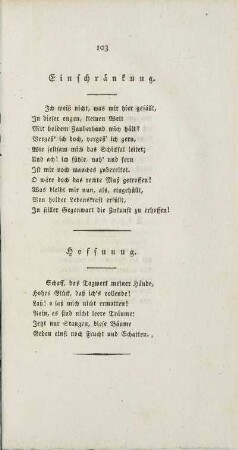 Einschränkung.