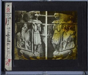 Parma, Dom (Cattedrale di Santa Maria Assunta) : Figuraler Bischofstuhl