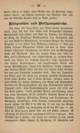 Klingenthor und Wolfgangskirche
