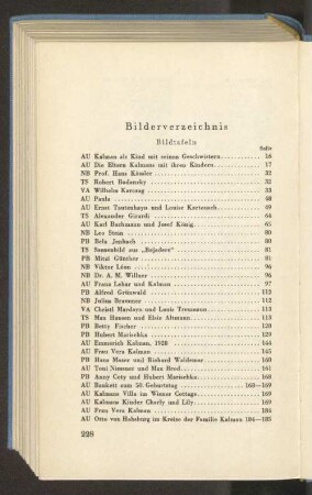Bilderverzeichnis