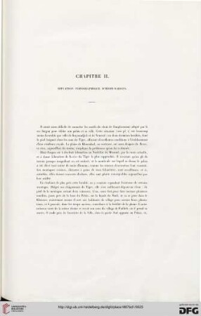 Chaptre II: Situation topographique d'Hisir-Sagon