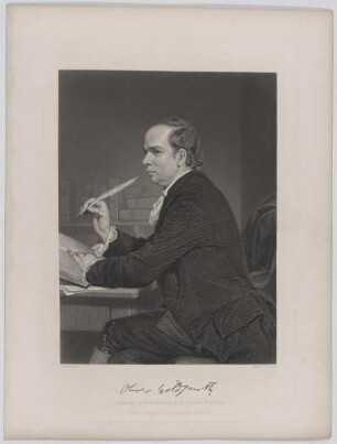 Bildnis des Oliver Goldsmith