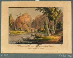Ansicht des Plauenschen Grundes mit der Buschmühle