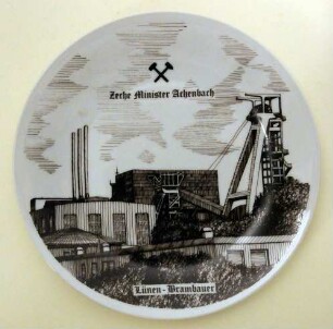 Wandteller Zeche Minister Achenbach