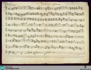 Sonatas - Mus. Hs. 1090 : vl (2), a-vla, bc; C