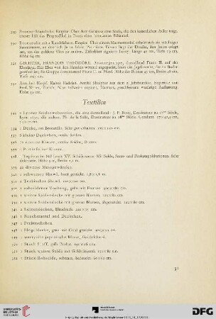 Textilien (Nr. 333-368)