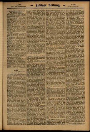 Zweite Ausgabe vom Samstag, den 08. November 1913.