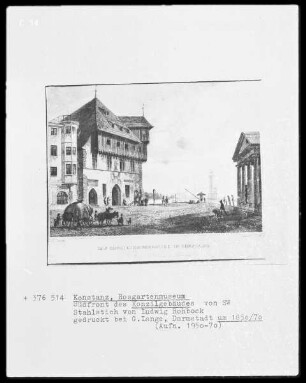 Konstanz, Südfront des Konzilgebäudes von Südwesten