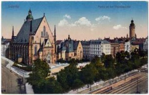 Leipzig : Partie an der Thomaskirche
