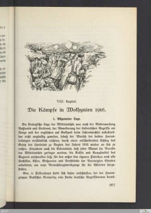 VIII. Kapitel: Die Kämpfe in Wolhynien 1916
