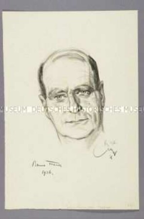 Bildnis des Schriftstellers Bruno Frank
