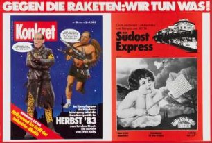Plakat gegen NATO-Nachrüstungsbeschluss