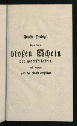 109-130, V. Predigt. Zweyte Predigt über diesen Text.