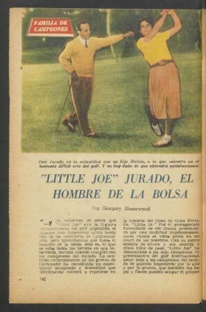 "Little Joe" Jurado, el hombre de la bolsa : Familia de campeones