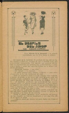 El desfile del amor