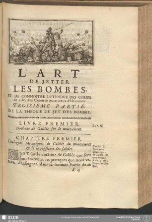 Troisieme Partie. De La Theorie Du Jet Des Bombes