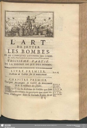 Troisieme Partie. De La Theorie Du Jet Des Bombes