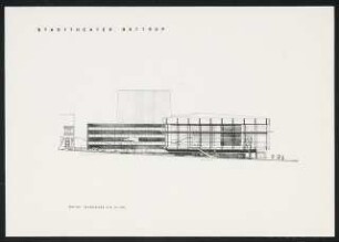 Stadttheater, Bottrop: Ansicht Südosten
