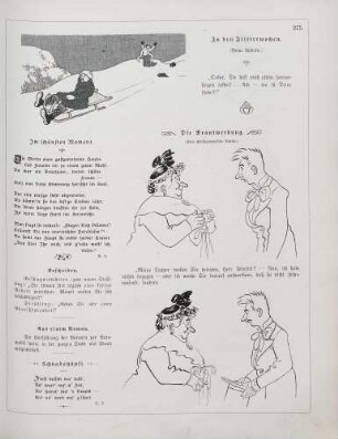 "In den Flitterwochen" "Die Brautwerbung"