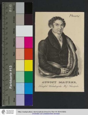 August Maurer : Königlich Würtembergischer Hof-Schauspieler