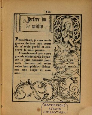 Jardinet de Roses : Livre de prières catholique pour les enfans ; avec l'approbation de l'ordinariat archiépiscopal de Munich et de Freysing