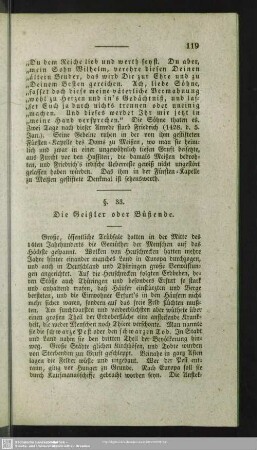 §. 33. Die Geißler oder Büßende