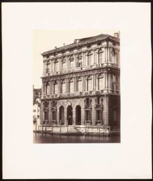 Palazzo Corner, Venedig: Ansicht (aus: sog. »Koch-Mappe«)