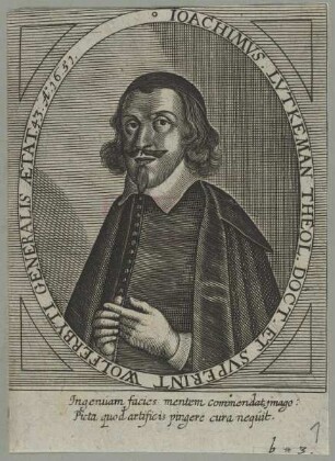Bildnis des Ioachimvs Lvtkeman