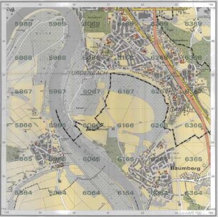 Stadtkarte Düsseldorf in 16 Blättern, Blatt 5864