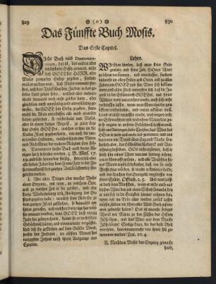 829-1032, Das Fünfte Buch Mosis.