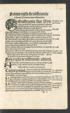 Incipit Thesaurus latinae co[n]struct[i]o[n]is