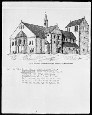 Petersberg (Saalkreis), Stiftskirche Sankt Petrus, Ansicht