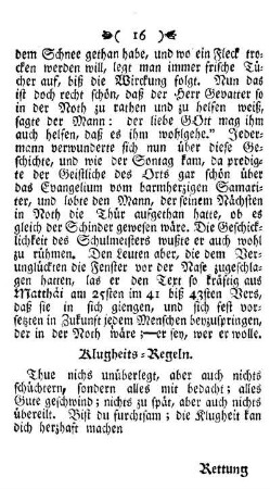 Klugheits-Regeln