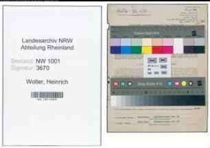 Entnazifizierung Heinrich Wolter, geb. 20.03.1904 (Steuersekretaer)