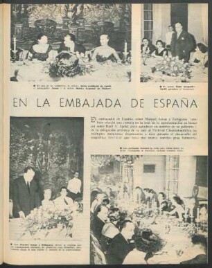 En la embajada de España