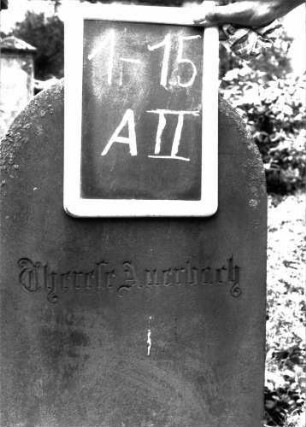 Grabstein A II/1/15 (Detailaufnahme)
