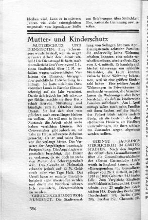 Mutter- und Kinderschutz