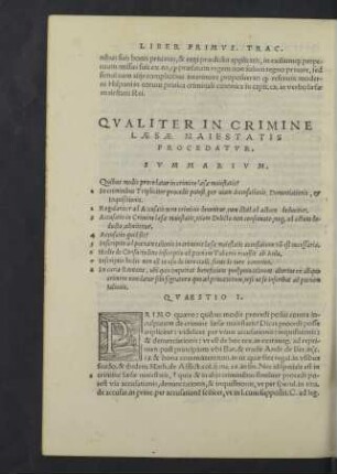 Qualiter in crimine laesae maiestatis procedatur.