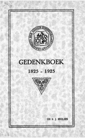 Gedenkboek ter gelegenheid van het honderjarig bestaan van het Nederlandsch Israelietisch armbestuur te Amsterdam : 1825 - 1925 / samengest. door S. I. Philips