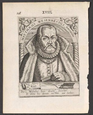 Porträt Matthias Wesenbeck (1531-1586)